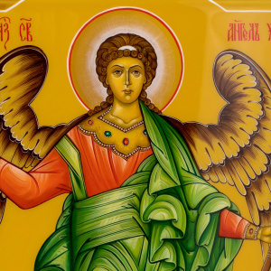 Икона "Ангел Хранитель" Хохлома