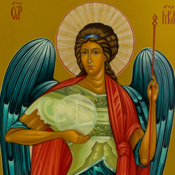 Икона «Св. Архангел Михаил» Хохлома