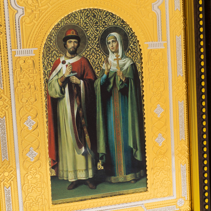 Икона семейная "Петр и Феврония" Златоуст