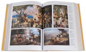 Подарочная книга в кожаном переплете "Русская живопись" в коробе