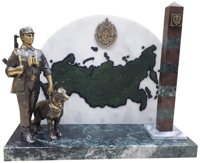 Bronze souvenir "Frontiers of Russia"