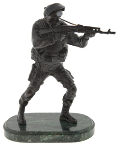 Bronze statuette "Spetsnaz"