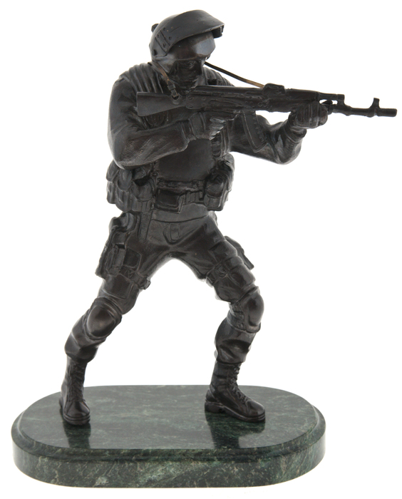 Bronze statuette "Spetsnaz"