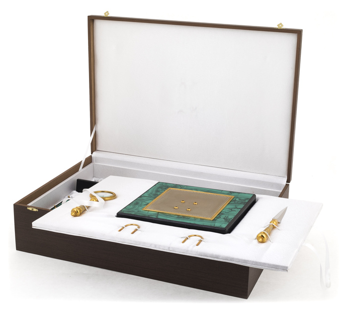 The "Sovereign" writing set (malachite)