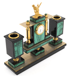 The "Sovereign" writing set (malachite)