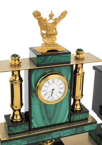 The "Sovereign" writing set (malachite)