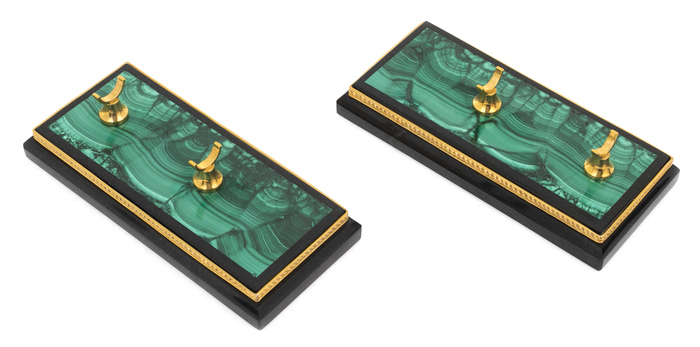 The "Sovereign" writing set (malachite)