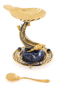 Beluga caviar bowl (sodalite)