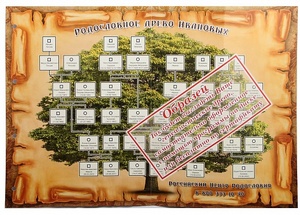 Родословная книга "Гербовая" в картонной коробке