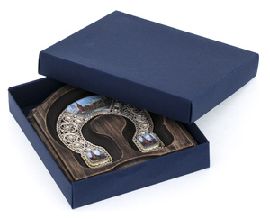 Souvenir "Horseshoe. Kremlin Embankment" (finift)