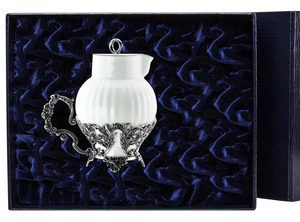 Silver creamer "Symphony" with blackening