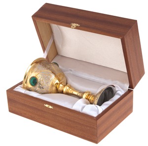 Tsarevich Cup with malachite, Zlatoust