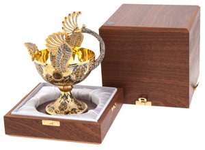 Vase "Swan Bird" Zlatoust