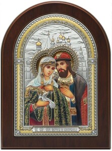 Икона Святых Петра и Февронии