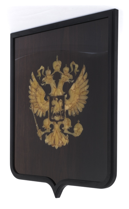Панно из янтаря "Герб РФ"