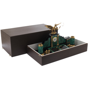 Malachite table set "Presidential" Zlatoust