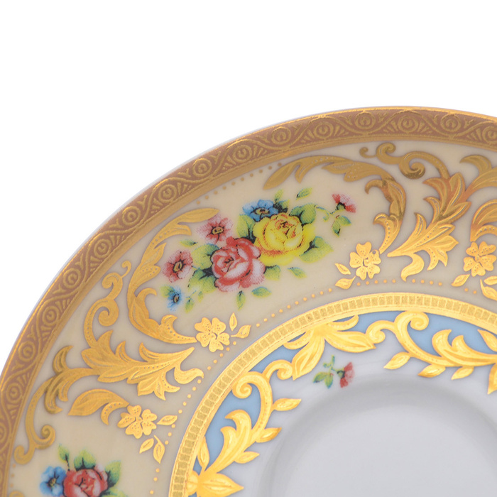 Кофейный сервиз на 6 персон "Vienna Creme Gold" 15 предметов