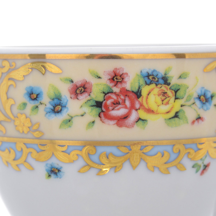 Кофейный сервиз на 6 персон "Vienna Creme Gold" 15 предметов