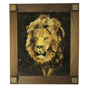 Amber panel "Lion"