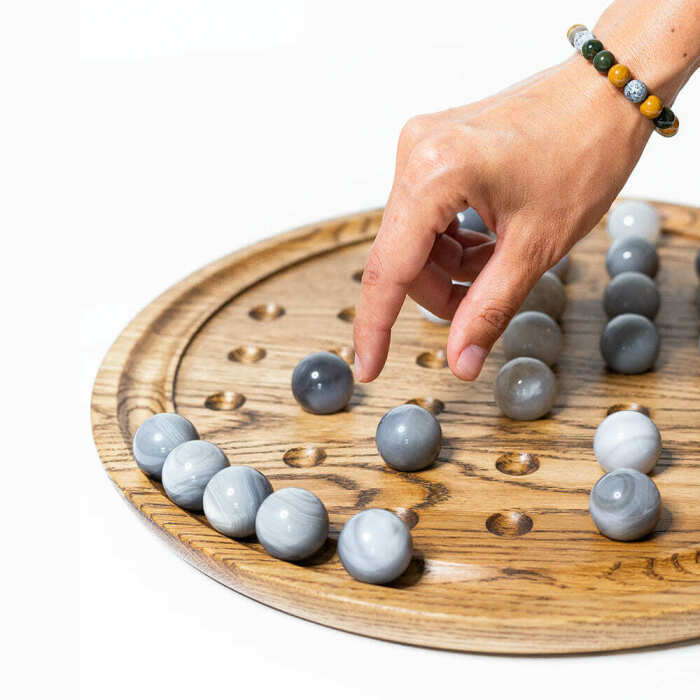 Solonoble "Agate" Grey Board Game