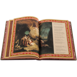 The leather-bound book "The Art of Love" by Ovid
