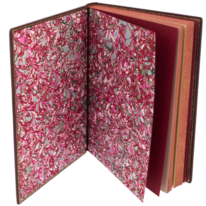 The leather-bound book "The Art of Love" by Ovid