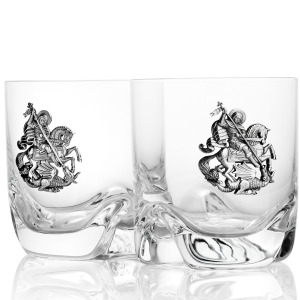 Whiskey set "George the Victorious" for 6 persons