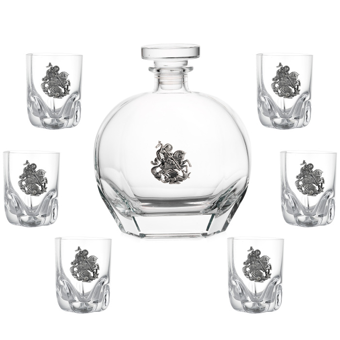 Vodka set "George the Victorious" for 6 people