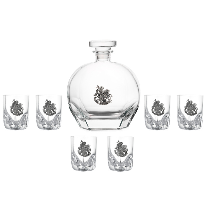 Vodka set "George the Victorious" for 6 people