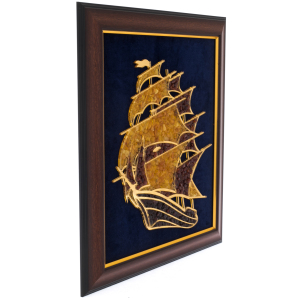 Amber panel "Sailboat"