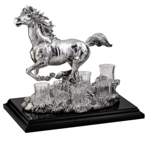 Vodka set "Running Horse "