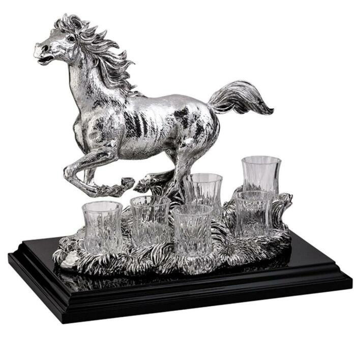 Vodka set "Running Horse "