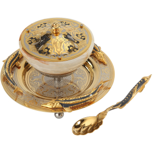 Caviar bowl "Sturgeon" Zlatoust