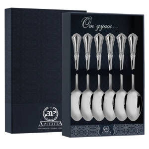 Silver set of "Favorite" teaspoons for 6 people
