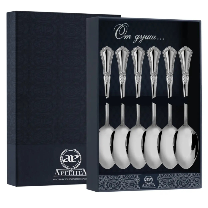 Silver set of "Favorite" teaspoons for 6 people