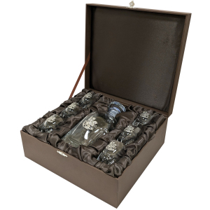 Whiskey set "George the Victorious" for 6 persons