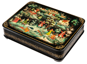The box of Palekh "Emelya"