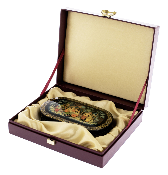 The box of Palekh "Fortune Telling"
