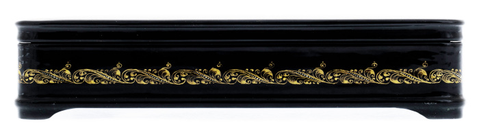 The box of Palekh "Three heroes"