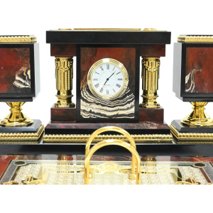 Table set made of jasper "Monarch"
