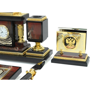 Table set made of jasper "Monarch"
