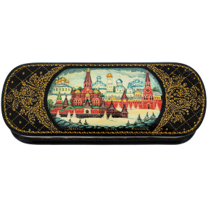 Шкатулка "Москва" Воронин, Палех