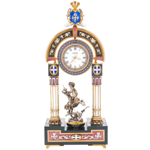 Exclusive table clock "George the Victorious"