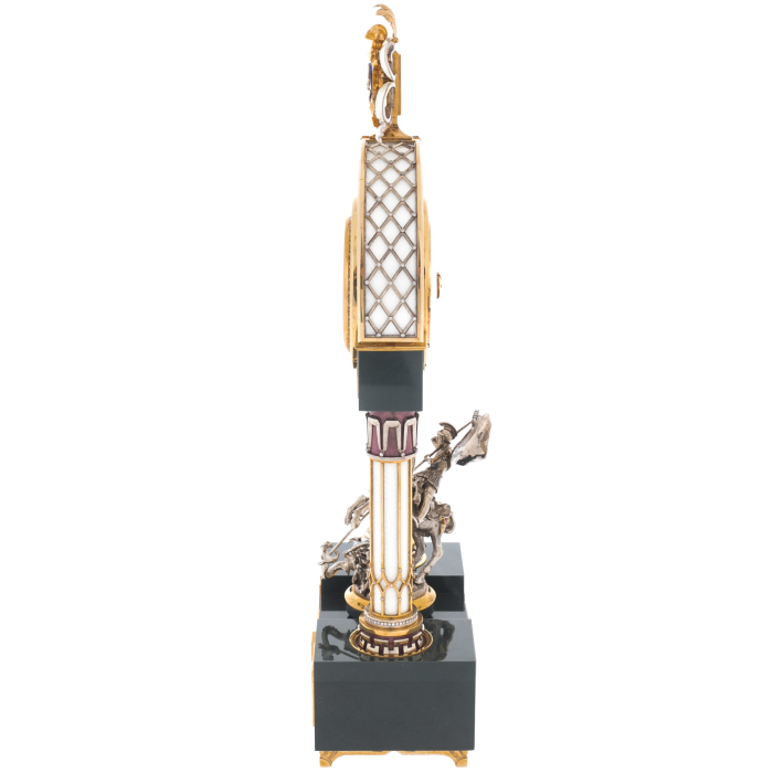 Exclusive table clock "George the Victorious"