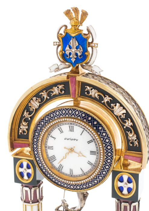 Exclusive table clock "George the Victorious"