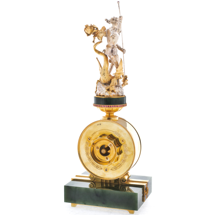 Exclusive Archangel Michael table clock