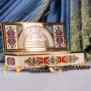 Oriental rosary box made of marble, Zlatoust