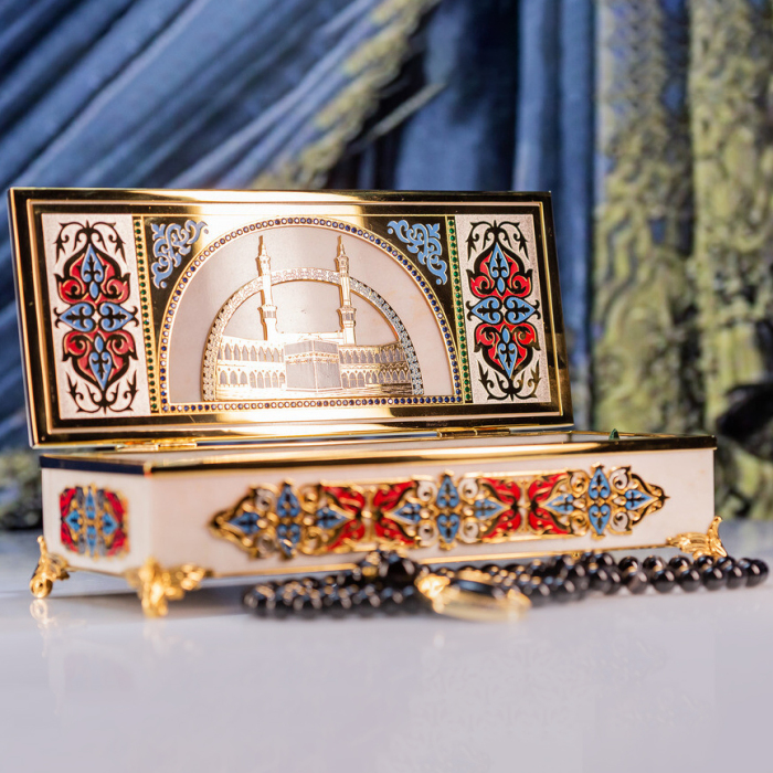 Oriental rosary box made of marble, Zlatoust