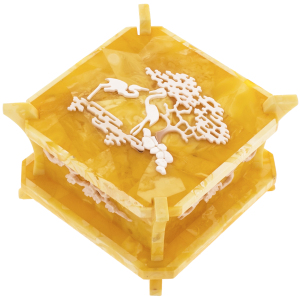 Amber casket "Oriental motif"