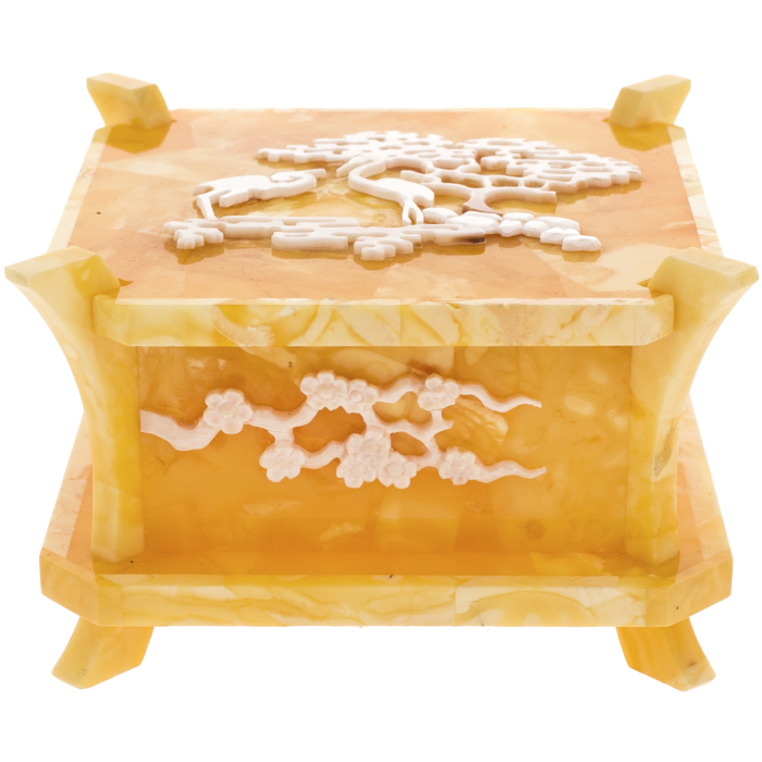 Amber casket "Oriental motif"